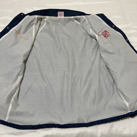 Vintage UAW Retiree Local 549 Nylon Jacket Windbreaker Snap Button XL - Picture 9 of 10